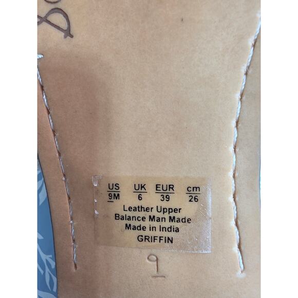 Sam Edelman Womens Griffin Sz 9 Ivory Basket Weave Sandals NWOB - Picture 2 of 8